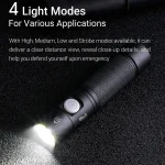 NEXTORCH 4TOOL 1400 Lumens Rechargeable EDC Flashlight