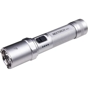 NEXTORCH P81 Rechargeable Tactical Flashlight 3700lm, STELLAR SILVER