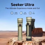 Olight Seeker Ultra High Power Flashlight Olive Green