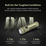 Olight Seeker Ultra High Power Flashlight Olive Green