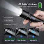 NEXTORCH P81 Rechargeable Tactical Flashlight 3700lm