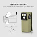 OLIGHT Oclip Ultra 530 Lumens Rechargeable EDC Flashlight, UV Light OAL Body, 530 Lumens, Floodlight, Spotlight, Magnetic Clip, Maintenance, Inspection, Work, Outdoor Use