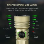Olight Seeker Ultra High Power Flashlight Olive Green