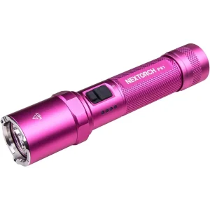 NEXTORCH P81 Rechargeable Tactical Flashlight 3700lm, STARRY PINK