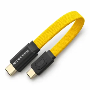 Nitecore NLink10 PD QC Fast Charging USB-C Cable - studio featured product photograph