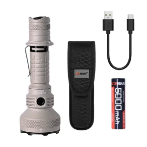 ACEBEAM L35 2.0 Duty Flashlight 5000lm XHP70.3 HI, Matte Silver Gray 6500K