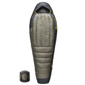 Sea to Summit Spark Pro 15 F Regular sleeping bag with compression sack on white background