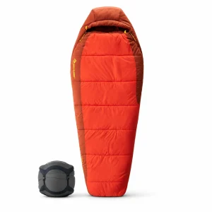 Sea to Summit Hamelin Women's Synthetic Sleeping Bag 15°F / Regular and compression sack on white