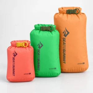 Sea to Summit Lightweight Dry Bag Set - Limited Edition, Emberglow/Poison Green/Tangerine