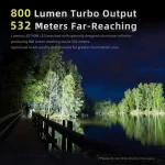 Klarus RS10 Searchlight – 800 Lumens – USB Rechargeable