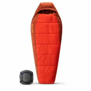 Sea to Summit Hamelin Women's Synthetic Sleeping Bag 30°F / Regular and compression sack on white
