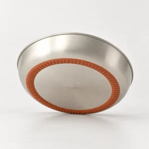Sea to Summit Detour Stainless Steel Plate Bombay Brown underside studio view