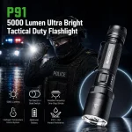 NEXTORCH P91 Dual Switch Flashlight 5000 Lumens