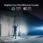 OLIGHT Warrior Ultra 2500 Lumens Tactical Flashlight with OAL