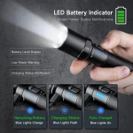 NEXTORCH P81 Rechargeable Tactical Flashlight 3700lm