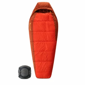 Sea to Summit Hamelin Women's Synthetic Sleeping Bag 30°F / Regular and compression sack on white
