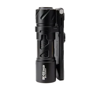 Black LOOP GEAR SK03 RGB flashlight with its side mounting bracket