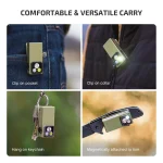 OLIGHT Oclip Ultra 530 Lumens Rechargeable EDC Flashlight, UV Light OAL Body, 530 Lumens, Floodlight, Spotlight, Magnetic Clip, Maintenance, Inspection, Work, Outdoor Use